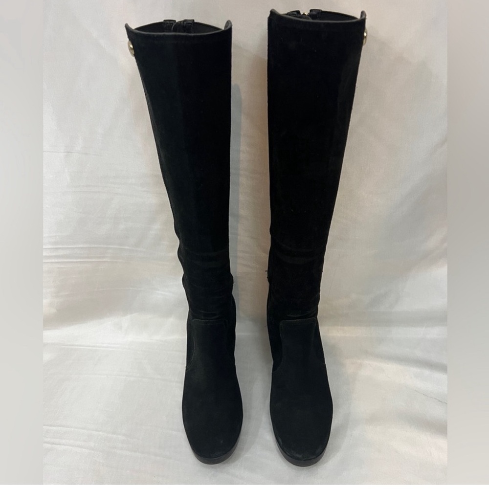 Tory Burch Sullivan Suede Stret Knee High Boots - Picture 4 of 8